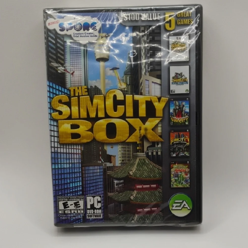 The SimCity Box PC Game Sealed